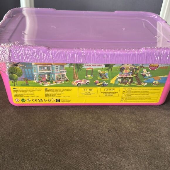 Exercise N Play Happy Family Party & Tree House Building Blocks Storage Box NEW - Picture 9 of 10